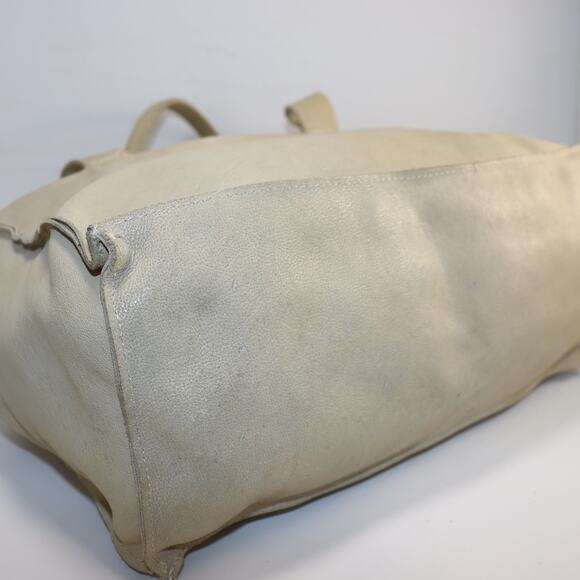 Tagliovivo Doctor Bag White Leather Handmade in Italy - Picture 5 of 8